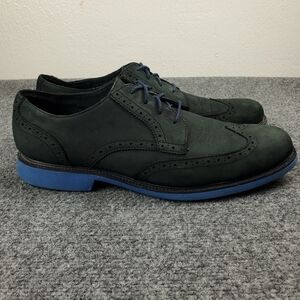 Cole Haan Great Jones Wingtip Derby Shoes Mens 13 Brogue Gray Leather Oxfords